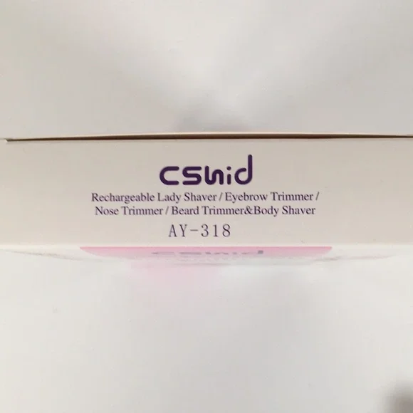 CSnid | Rechargeable Ladies Shaver | Brows, Nose, Beard & Body | New in Box - Picture 4 of 6